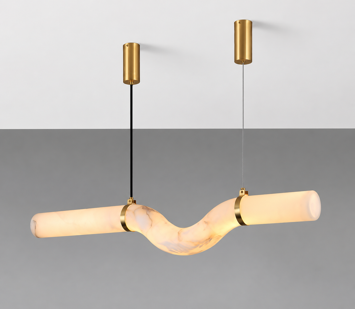 Onda Alabaster Linear Pendant