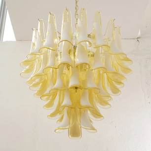 Murano Style Tiered Chandelier