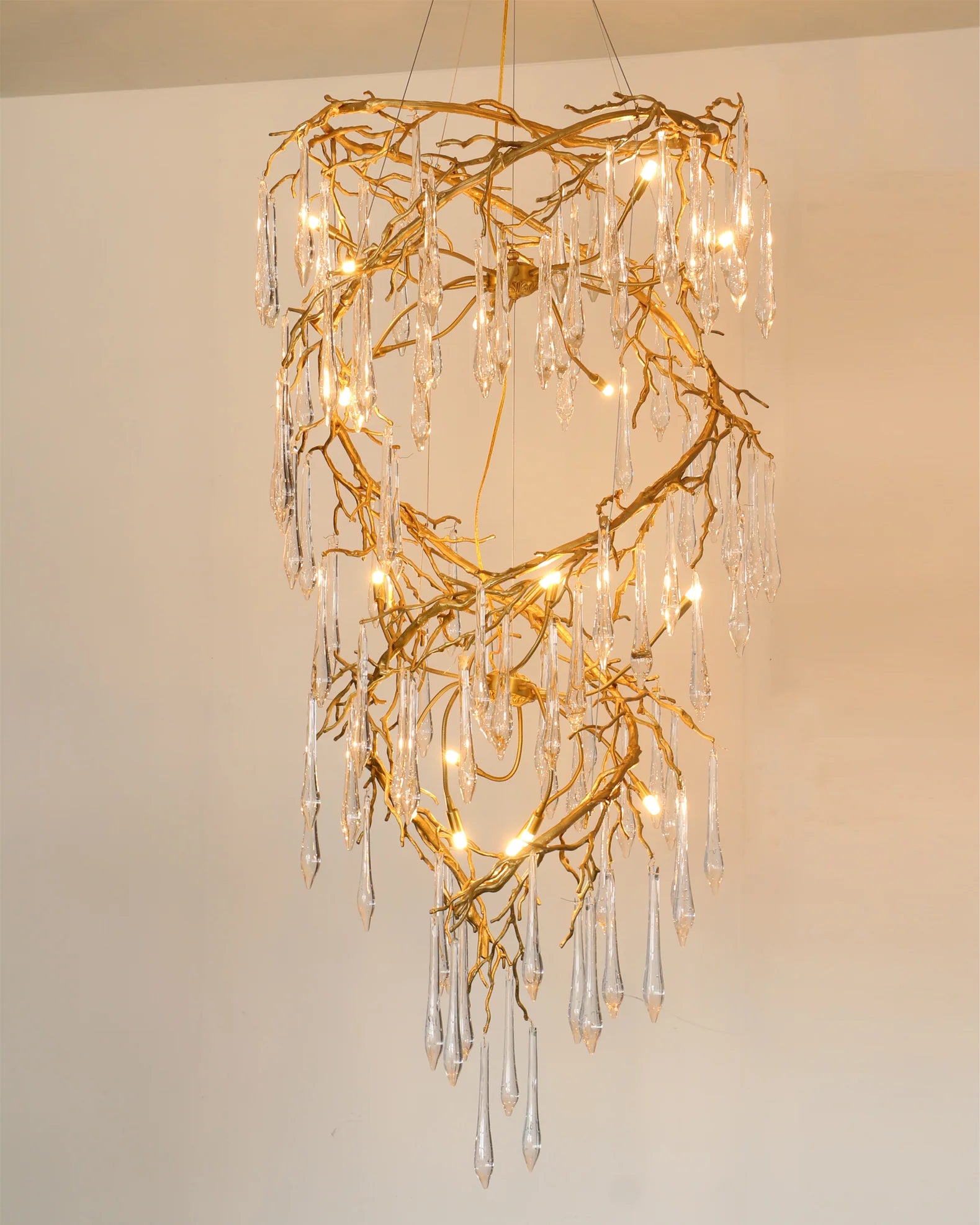 Spiral Branches Chandelier