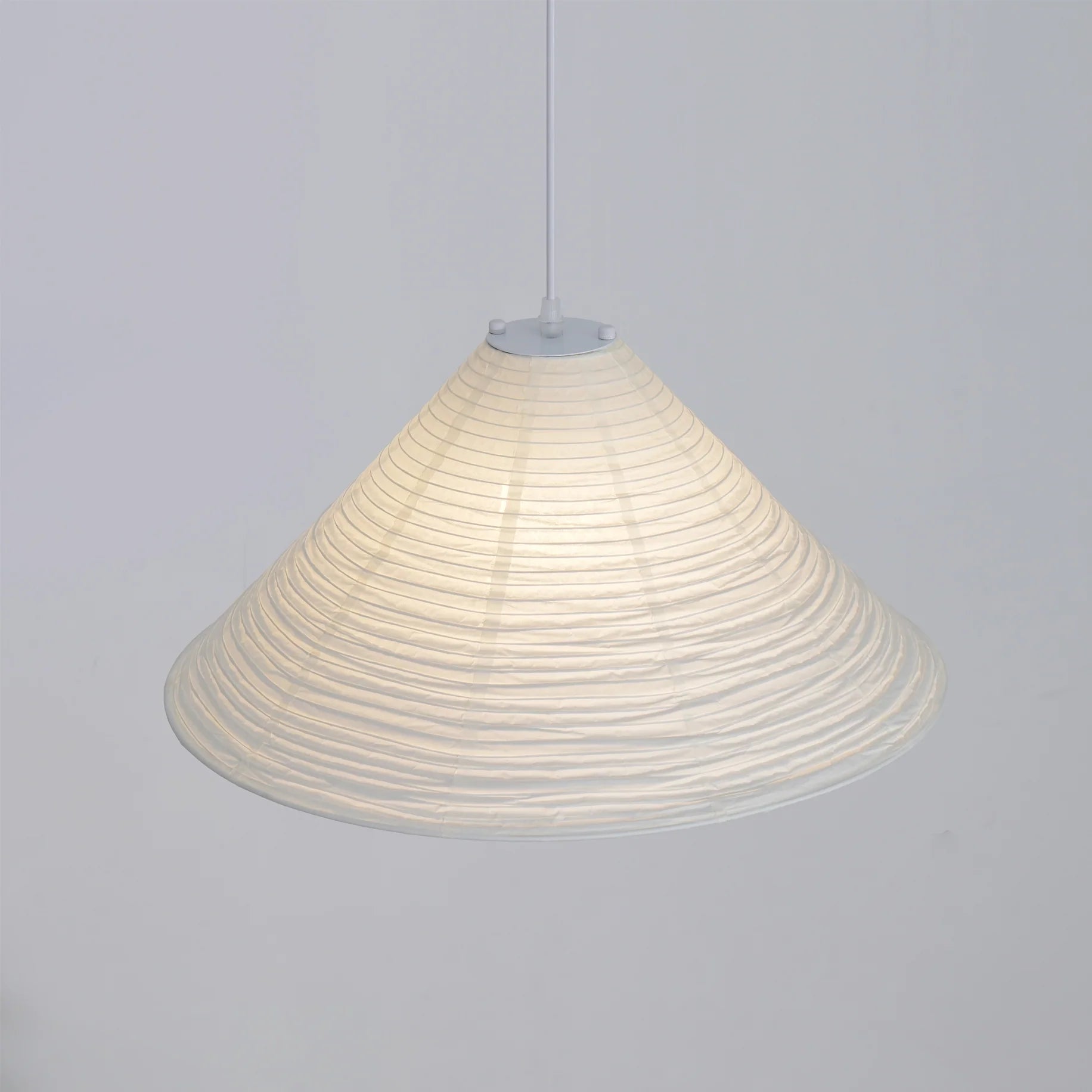 Cone Washi Pendant Light