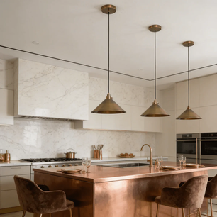 Atacama Tapered Copper Pendant