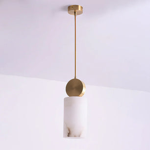 Etruscan Alabaster Pendant Light