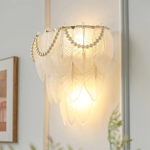 Feather Pearl Wall Lamp