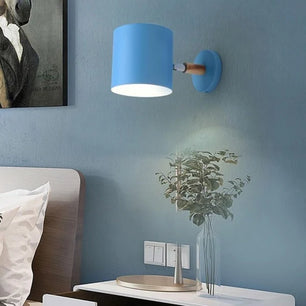 Nordic Macaron Cylinder Rotatable Wall Lamp S38