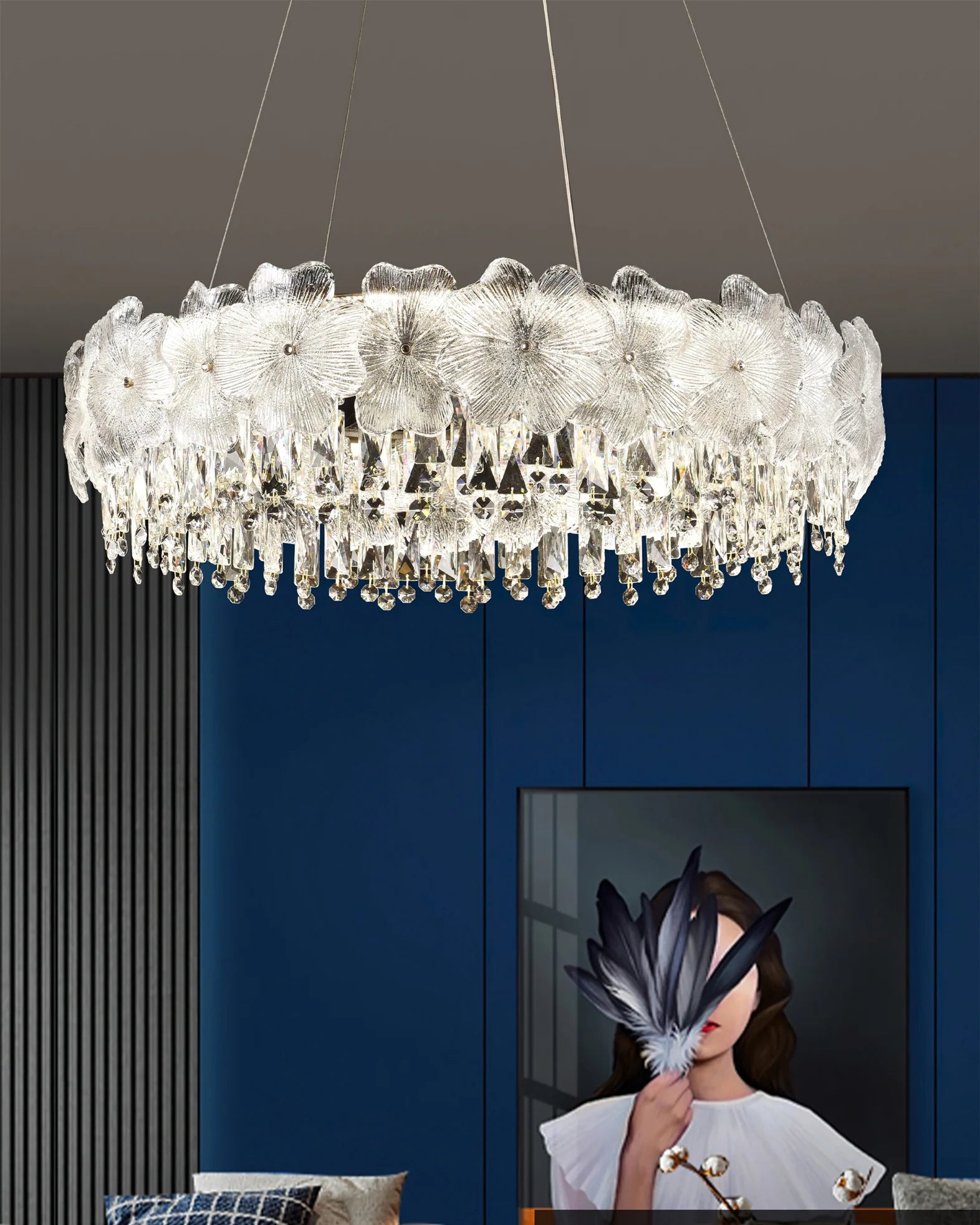 Atlas Crystal Chandelier