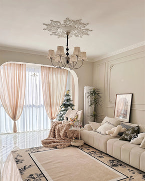 Orchid Fabric Chandelier