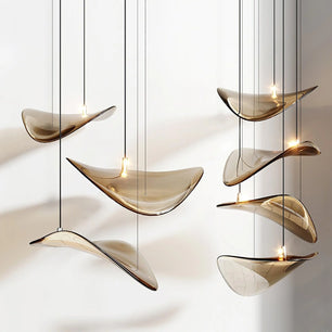 Floating Leaf Chandelier