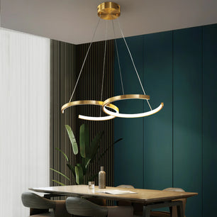 Double Rings Pendant Light