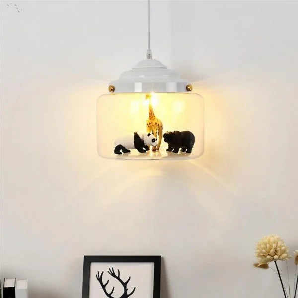 Creative Little Zoo Glass Pendant Light S91