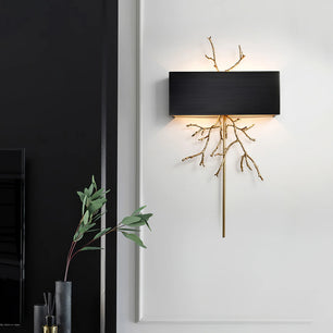 Brass Branch Wall Lamp