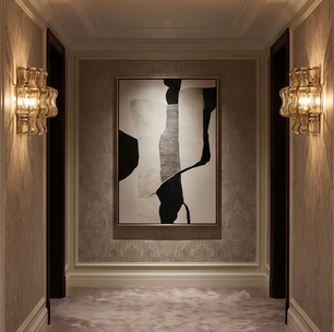 Onda Smoked Glass Wall Sconce