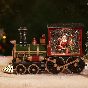 Santa Claus Train Ornamente