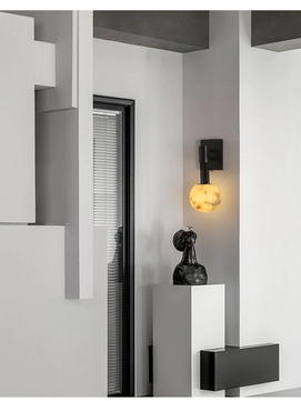 Volterra Alabaster Orb Sconce