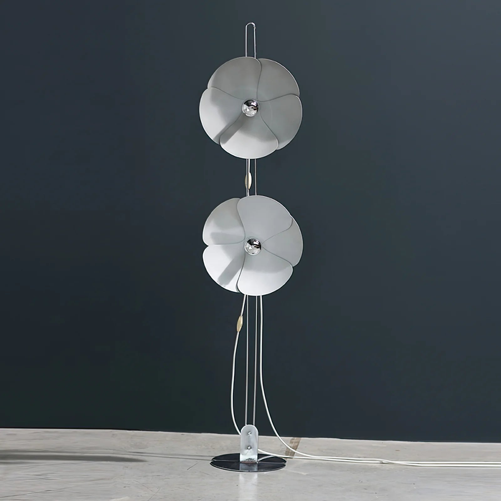 Flower Silver Floor Lamp