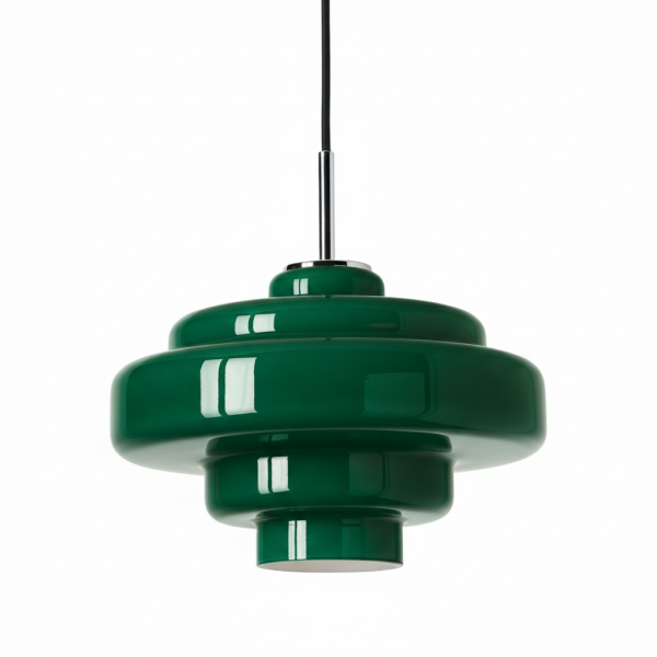 Tiered Glass Pendant Light
