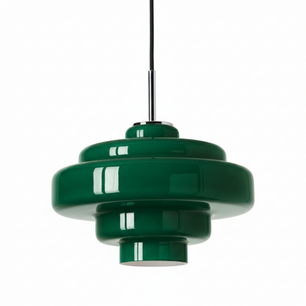 Tiered Glass Pendant Light