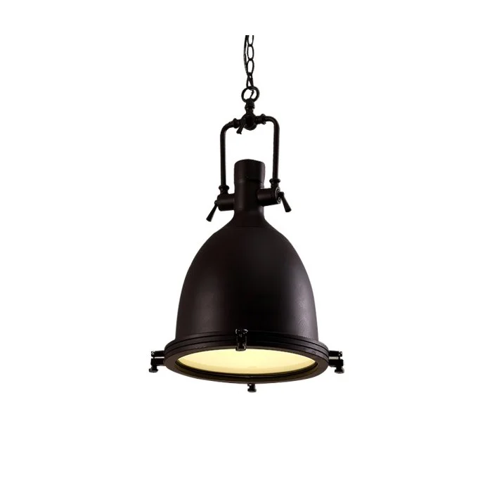 Industrial Nautical Dome Pendant Light