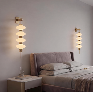 Stacked Glass Wall Sconce