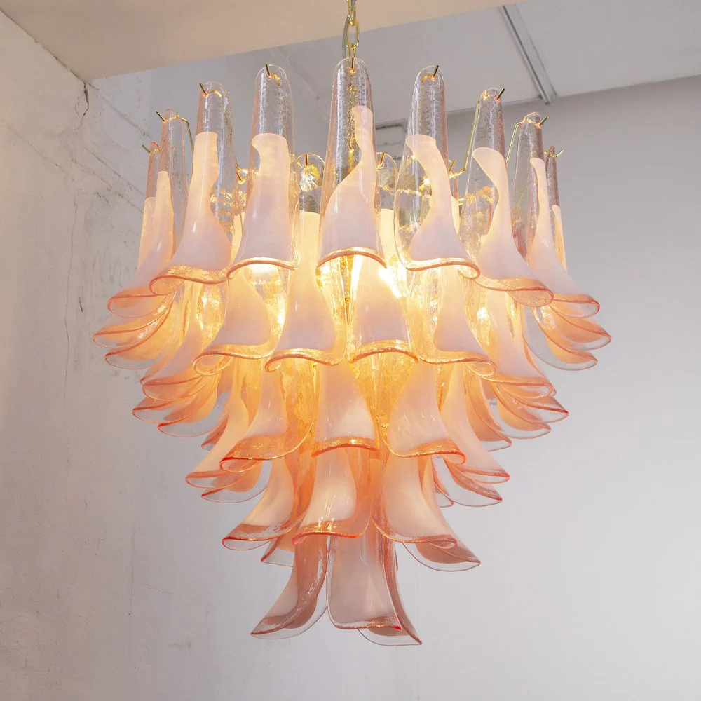 Murano Style Tiered Chandelier