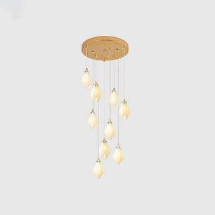 Ceramic Flower Chandelier