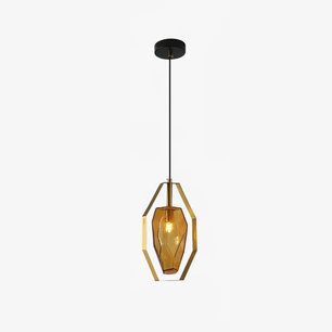 Faceted Gem Pendant Light