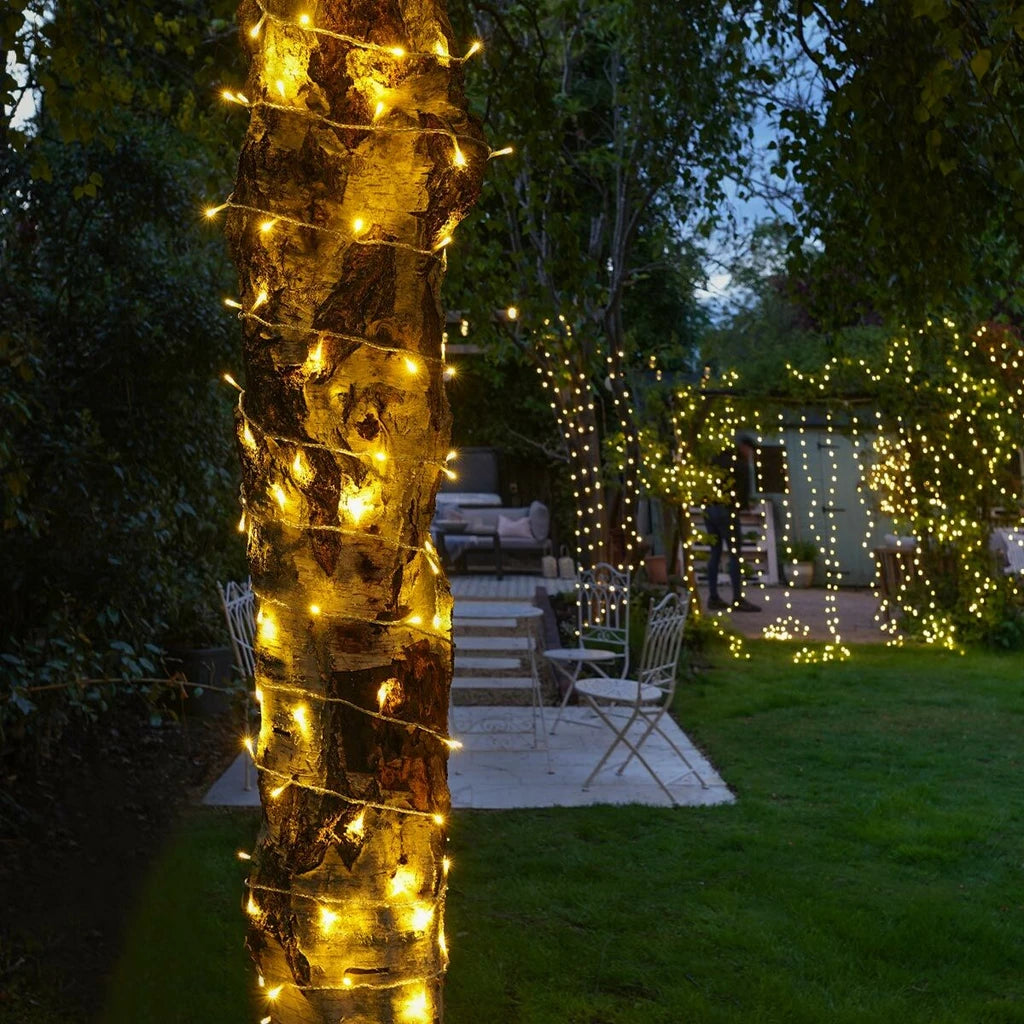 Outdoor LED Fairy Lights, Connectable, Clear Cable