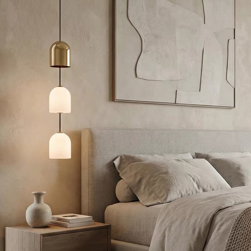 Perla Stacked Glass Pendant Light