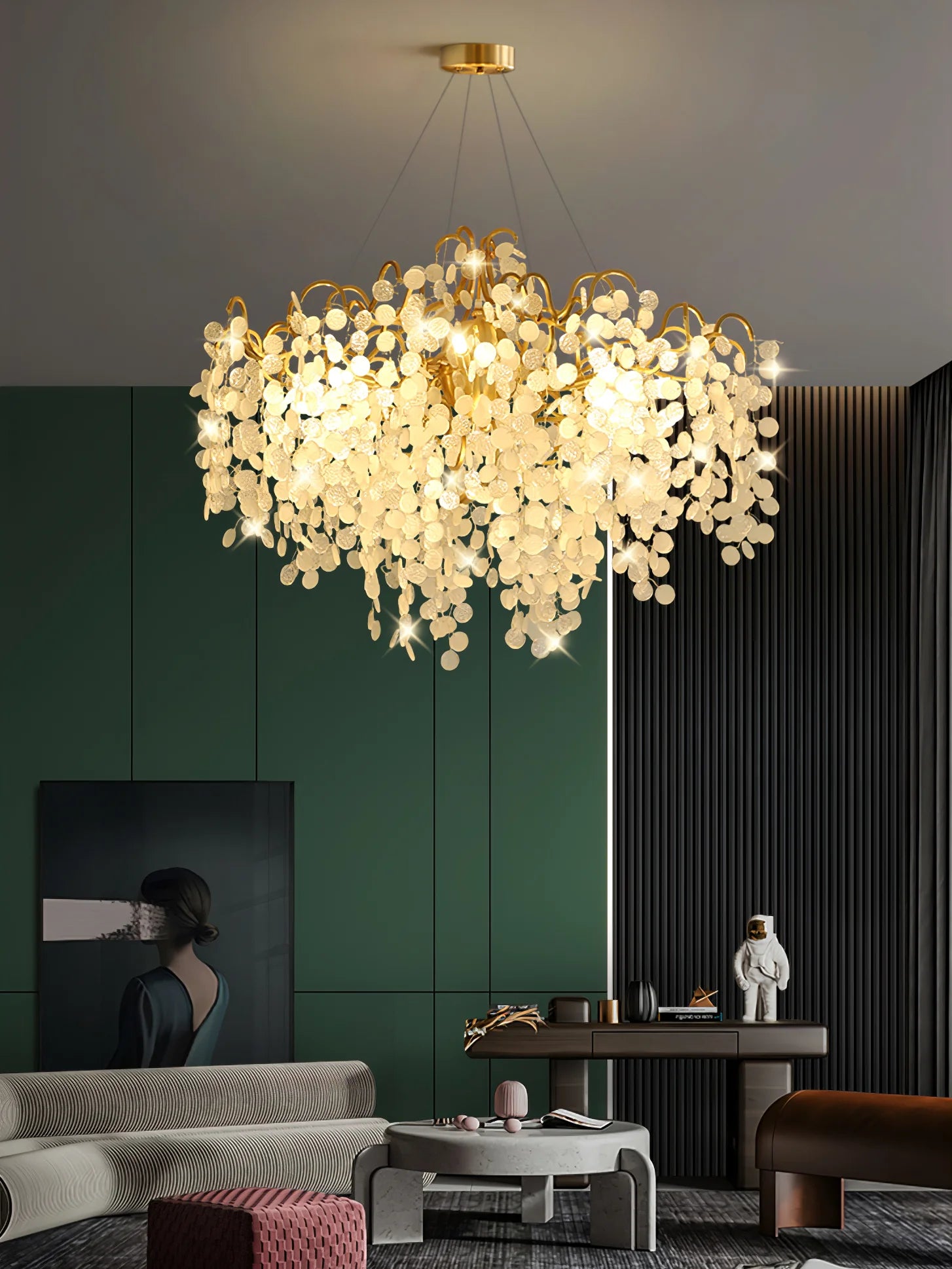 Shiro Noda Round Chandelier