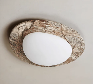 Ayla crack marble Ceiling Lights