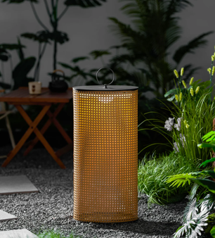 Outdoor Portable Rattan Solar Lamp