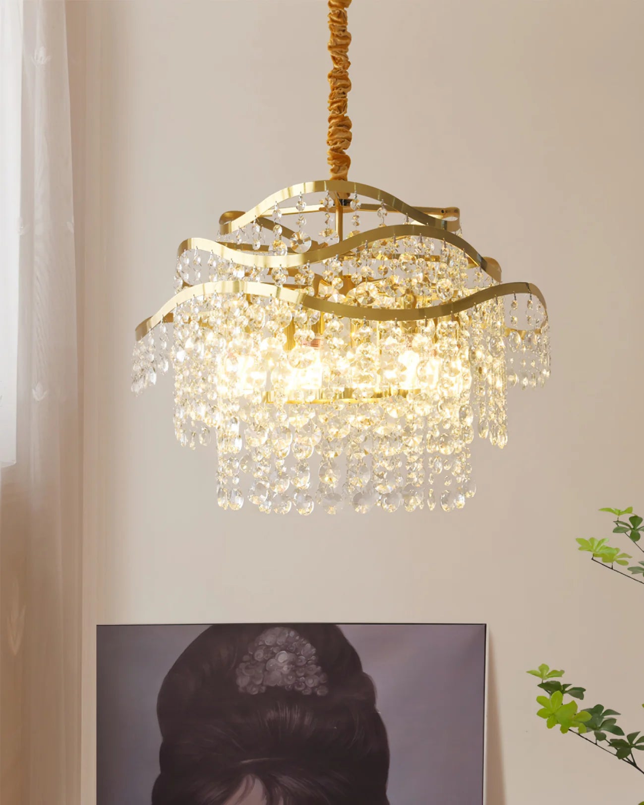 Luna Crystal Chandelier