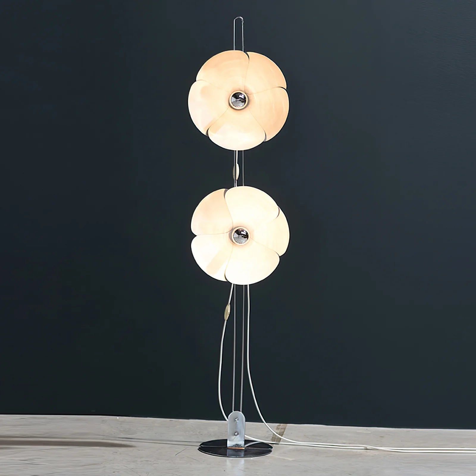 Flower Silver Floor Lamp