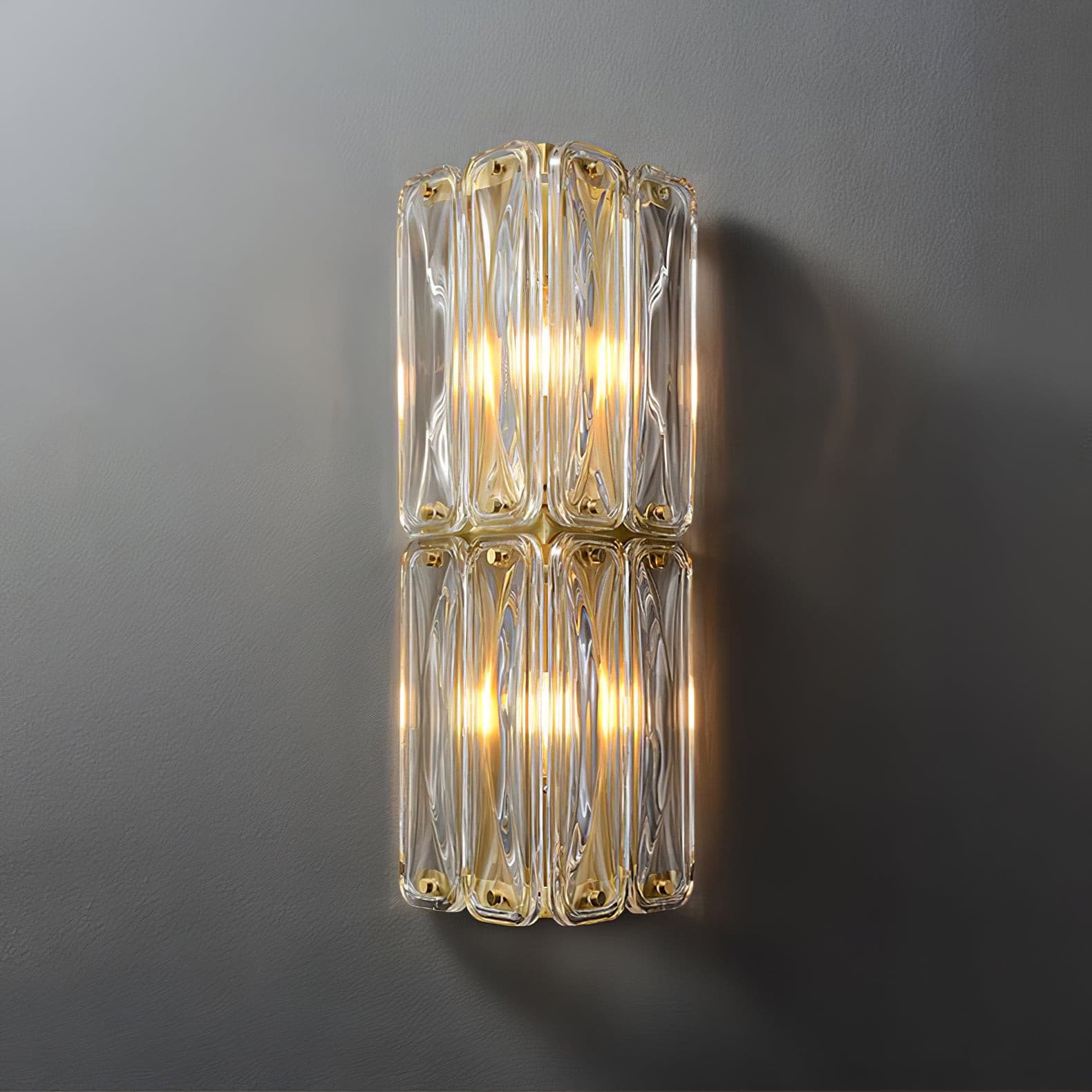 Triangular Glass Wall Light