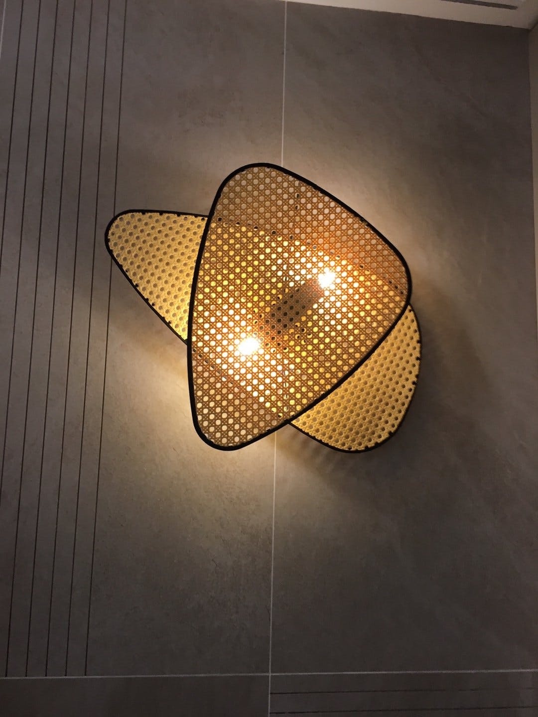 Screen Cannage Wall Lamp