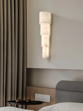 Melange Alabaster Wall Sconce