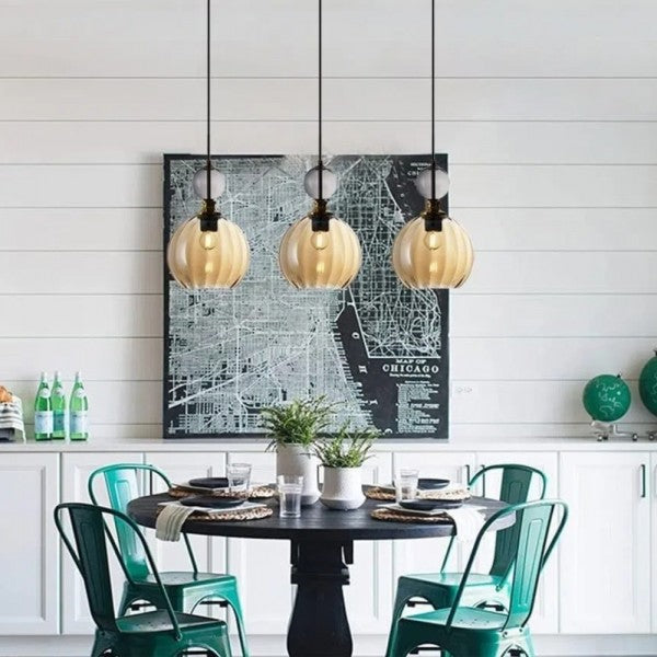 Vintage Colorful Glass Pendant Light S138