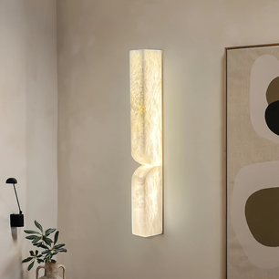 Up Down alabster Wall Sconce