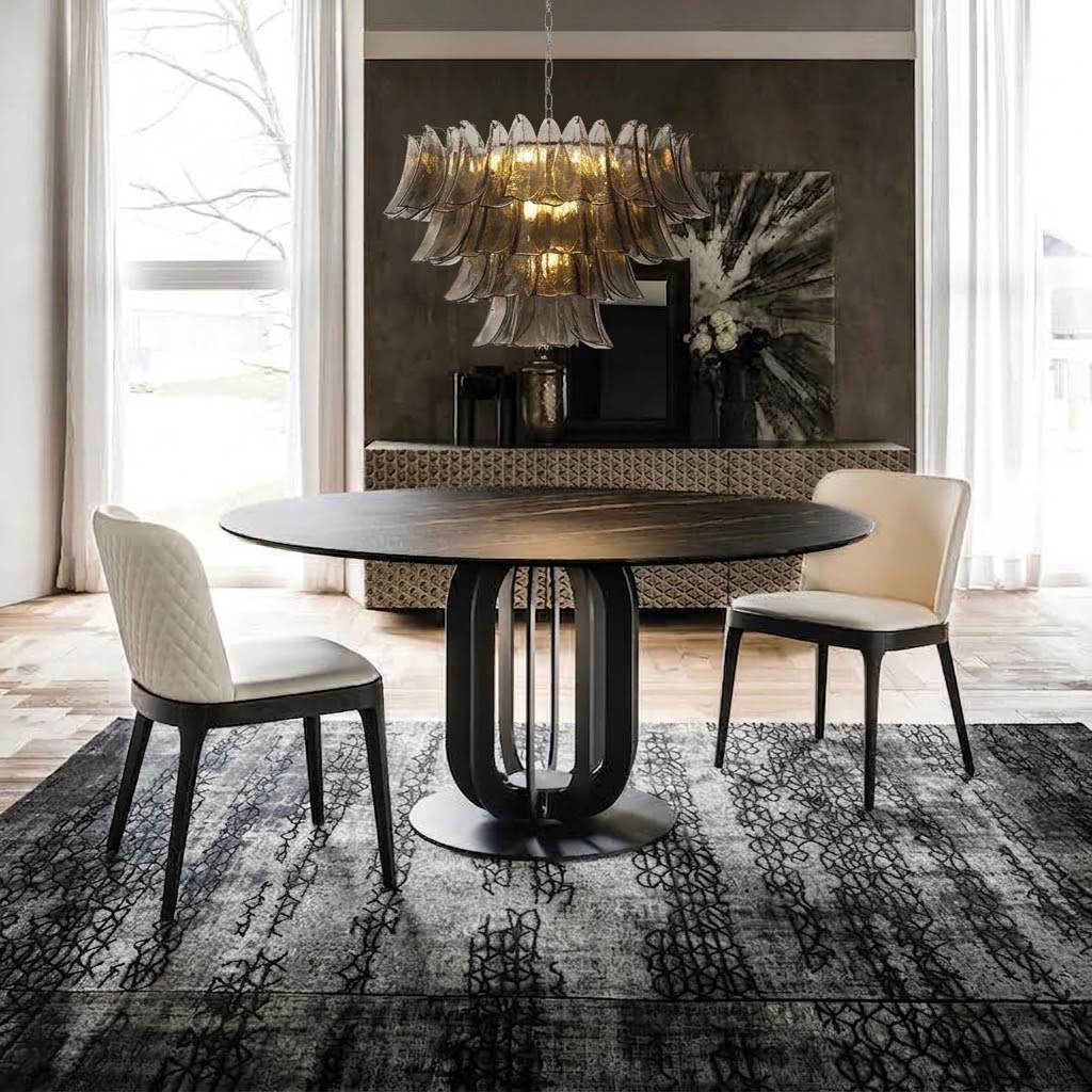 Fumé Oro Chandelier