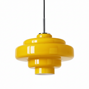 Tiered Glass Pendant Light
