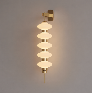 Stacked Glass Wall Sconce