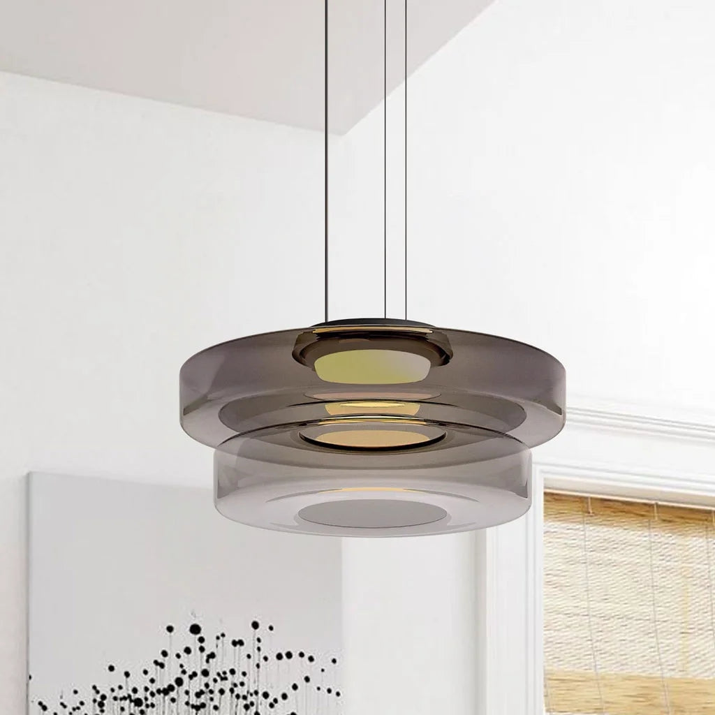 Nordic postmodern creative glass pendant light