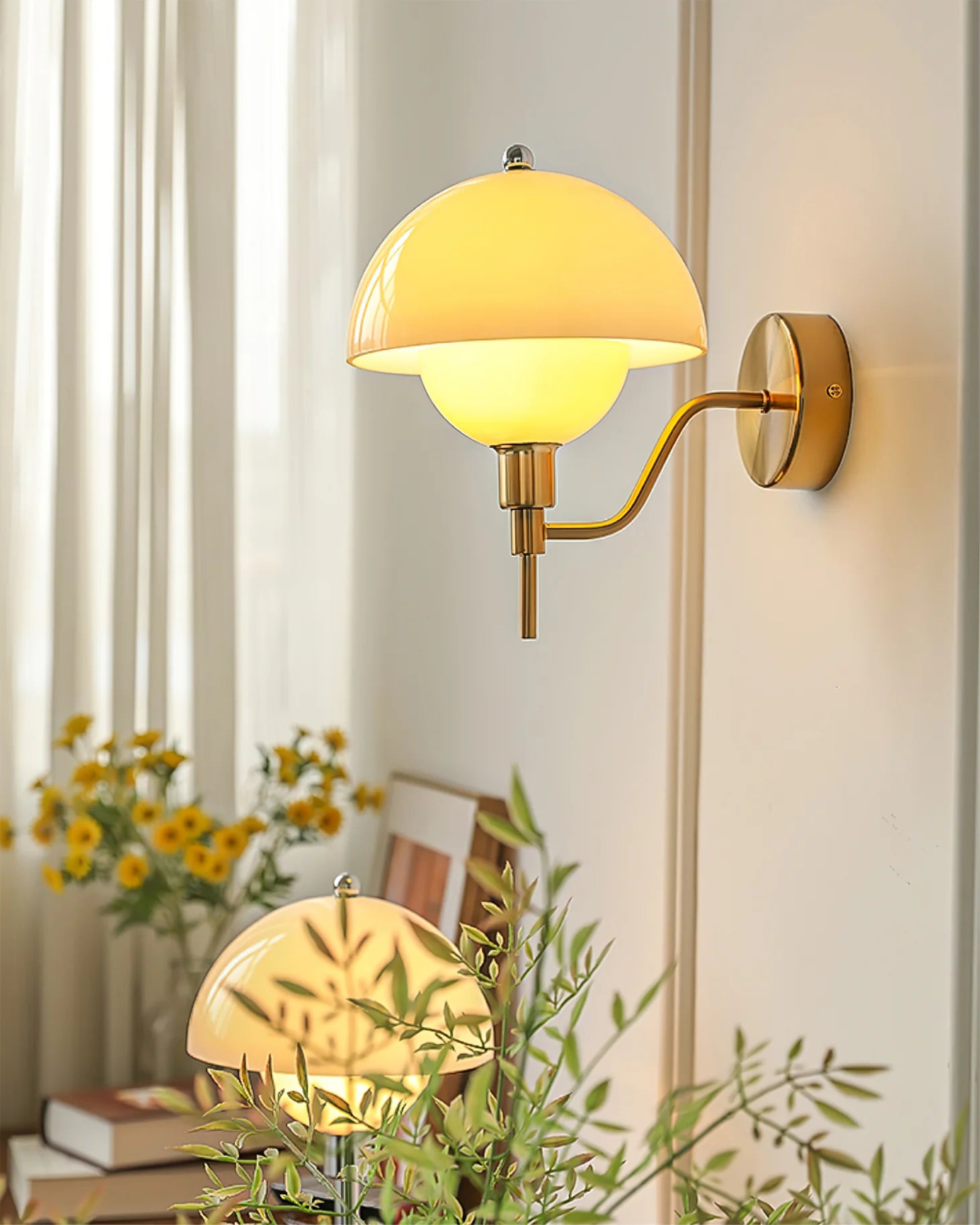 Anchored Orb Wall Lamp