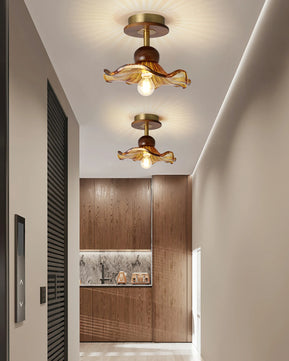 Kapok Wood Ceiling Light