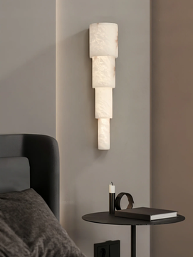 Melange Alabaster Wall Sconce