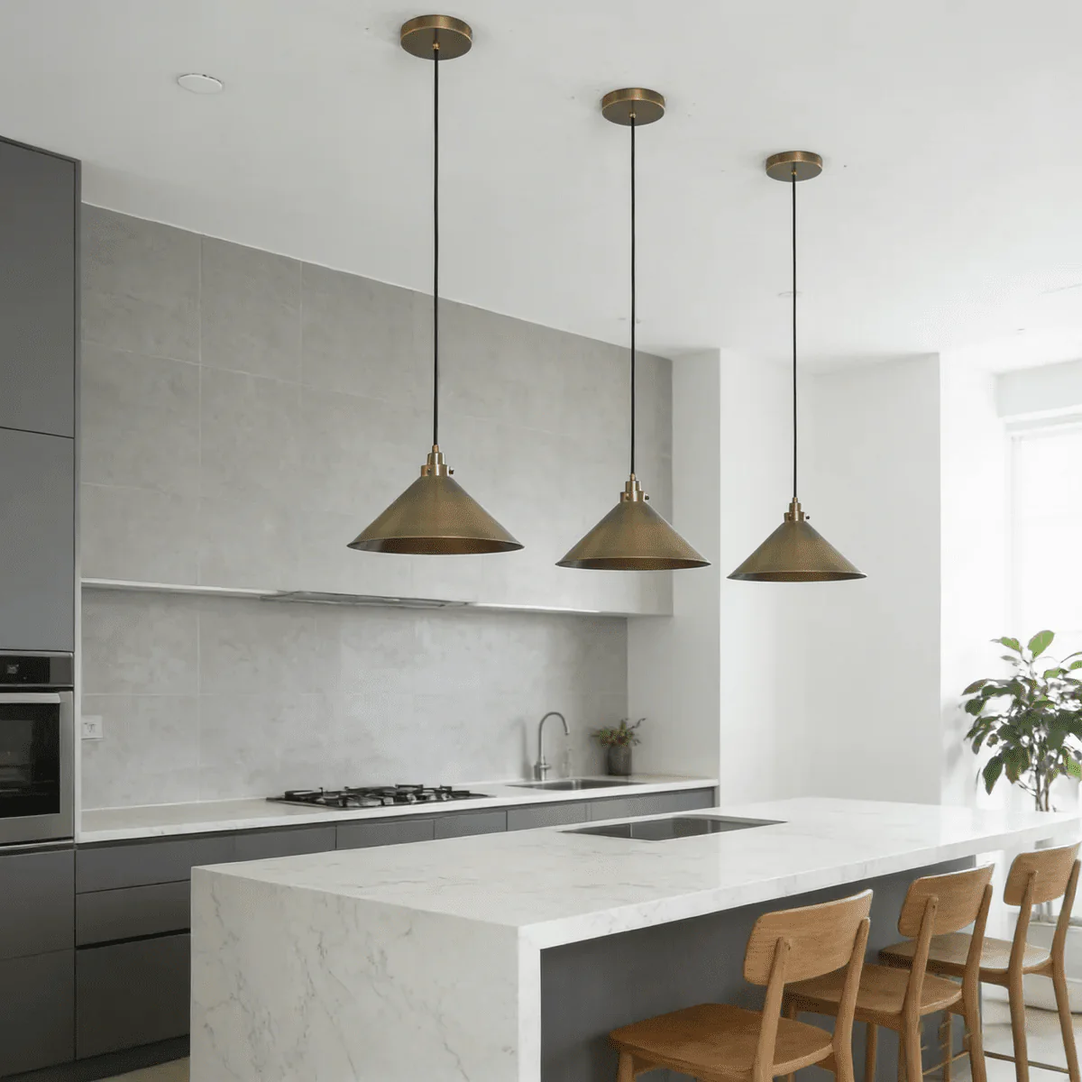 Atacama Tapered Copper Pendant
