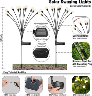 Solar Swaying Garden Lights