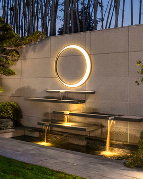 Moon Outdoor Wall Lamp