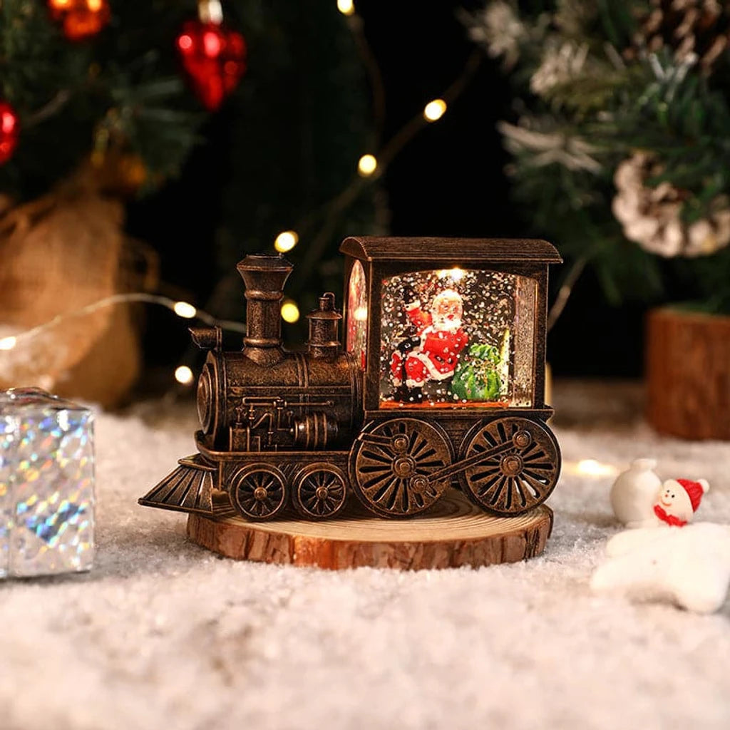 Santa Claus Train Ornamente