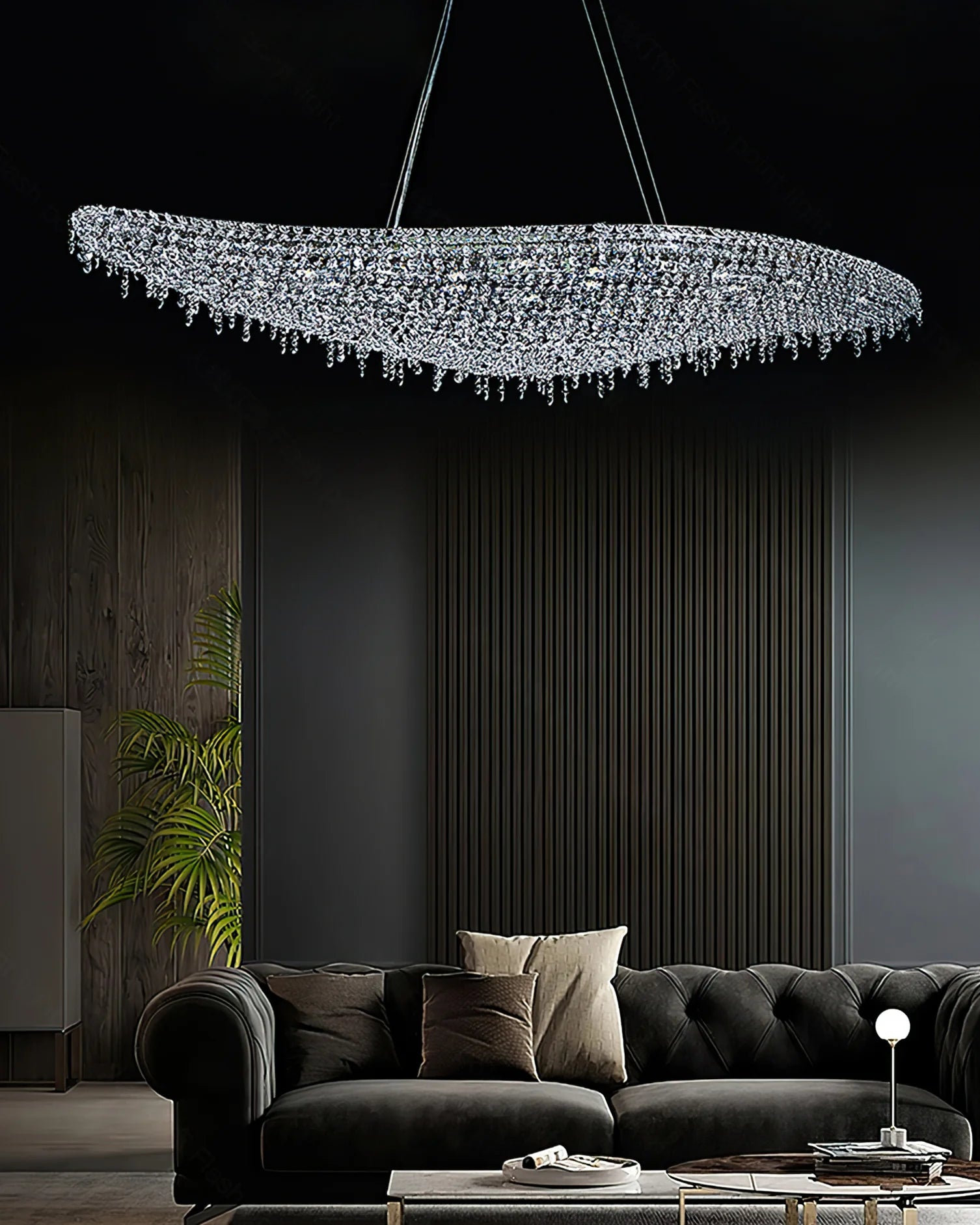 Leaves Crystal Chandelier