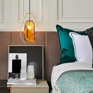 Faceted Gem Pendant Light